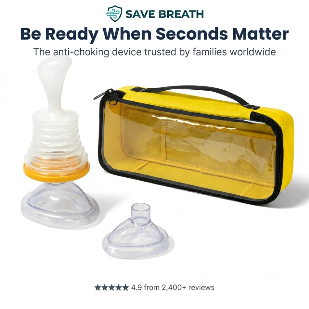 Save Breath ® Anti-Choking Rescue Device