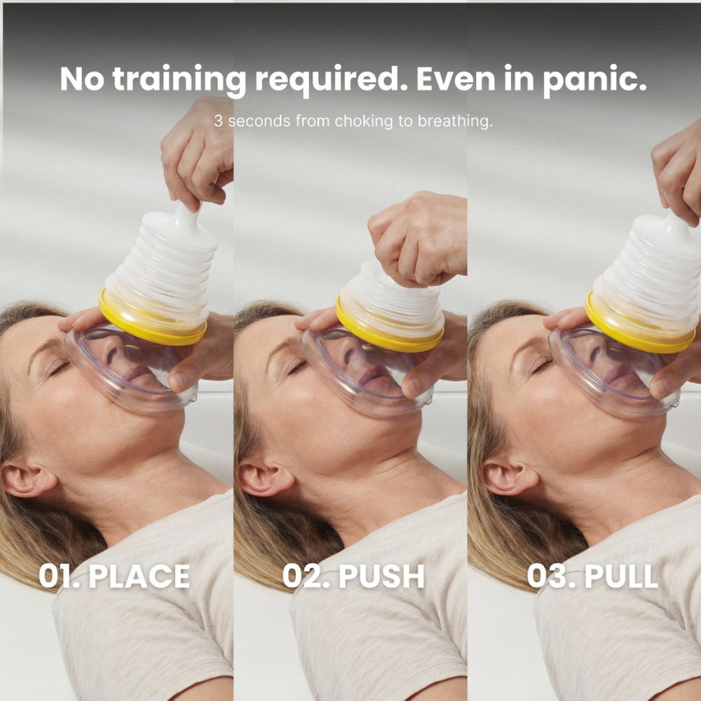 Save Breath ® Anti-Choking Rescue Device